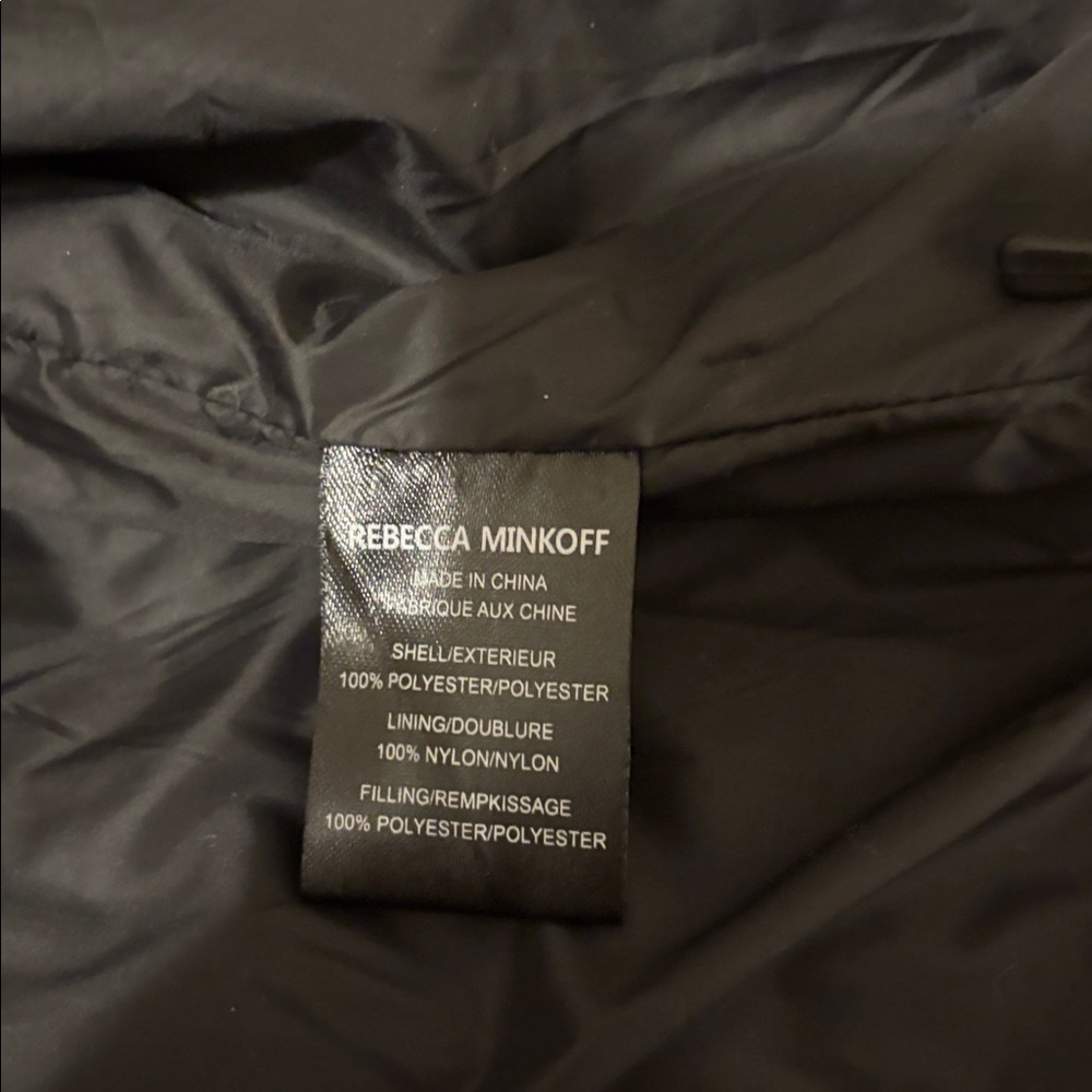 Rebecca Minkoff Black Quilted Women's Jacket - Picture 9 of 11